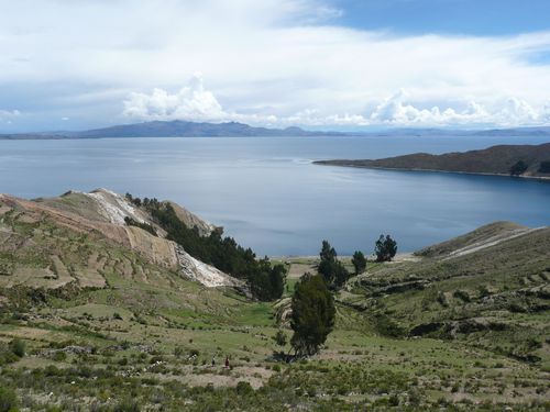 24 dec - Isla del Sol vue sur le Pérou