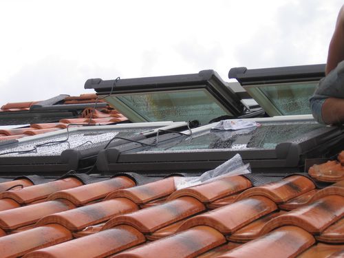 Pose fenêtre de toit ROTO tronic 030