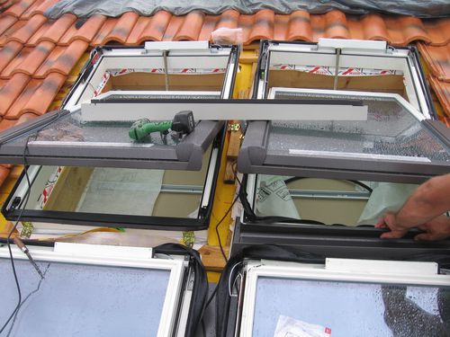 Pose fenêtre de toit ROTO tronic 031