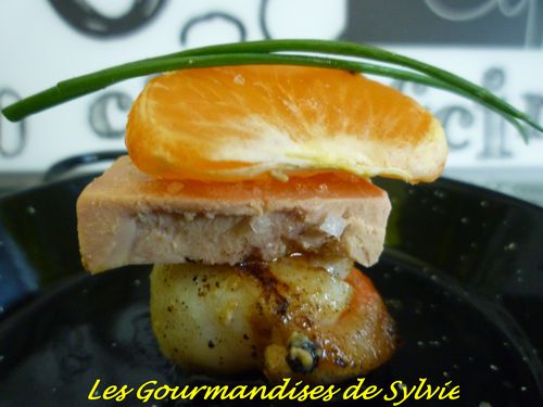 Bouchée de Saint-Jacques au Foie Gras 2