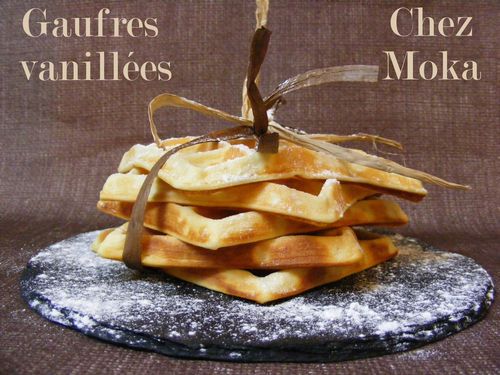 Gaufre vanille maison