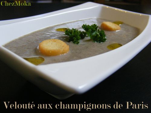 Velouté champignons de Paris