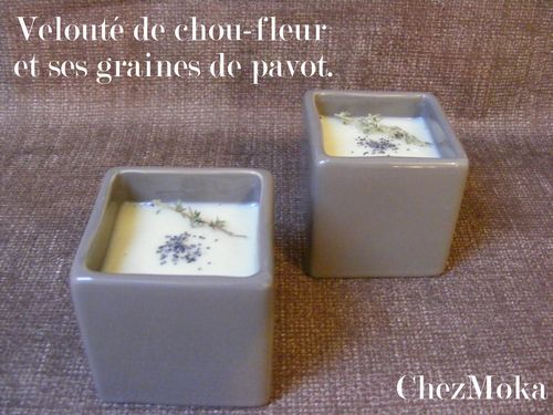 Velouté chou pavot
