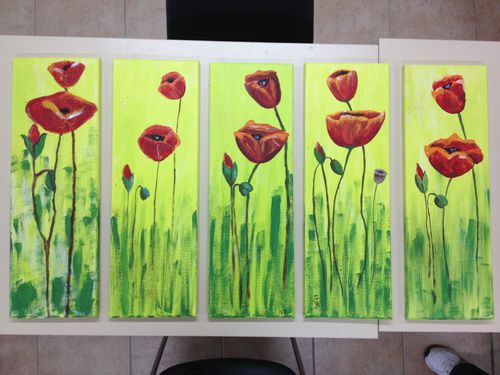 tableau coquelicot
