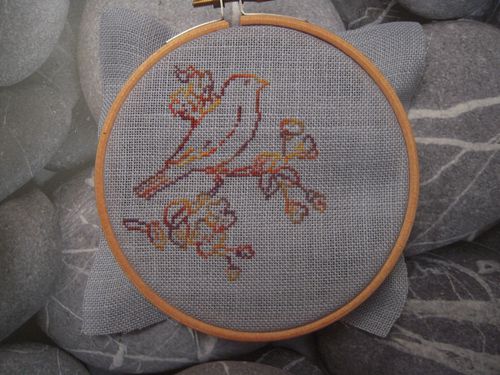 Broderie Oiseau