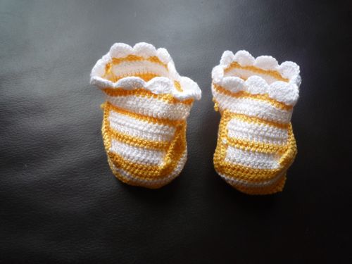 Chaussons en crochet