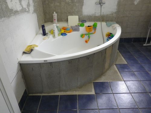 Maison le blog de ln & rémi Carrelée Créatif Baignoires