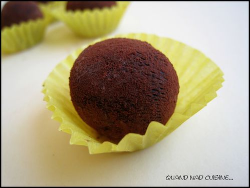 truffes chocolat-caramel