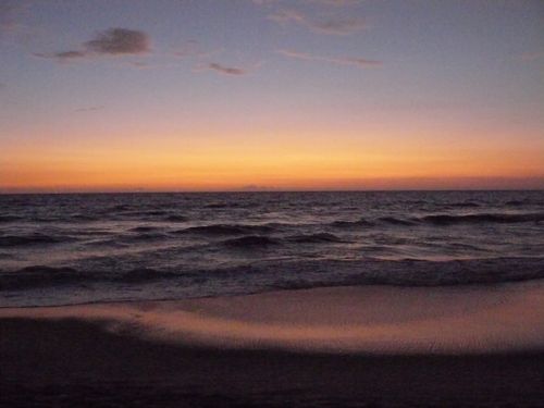 P coucher nuages