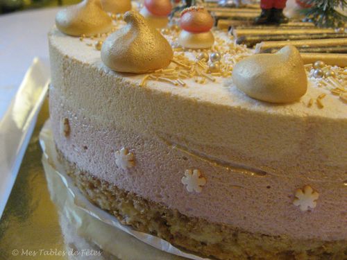 Entremets Noël 09 détail