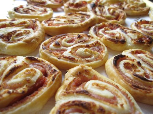Feuilletés jambon boursin