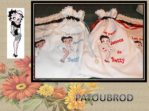 pochette lingerie betty boop