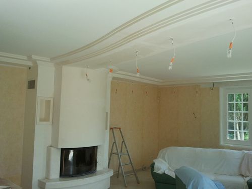 Artisan staffeur plâtrier décorateur tel : 06 70 20 48 63 email ... Corniche plafond décor