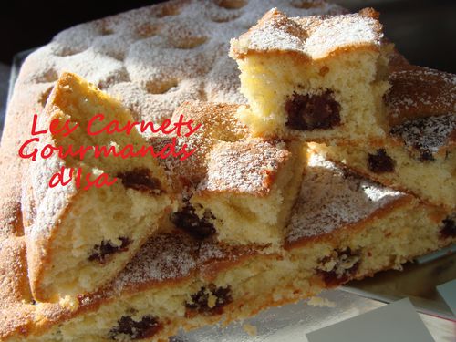 gâteau moelleux dattes chocolat blanc