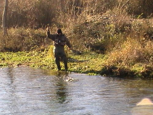 Los motonieves sobre la pesca en hielo