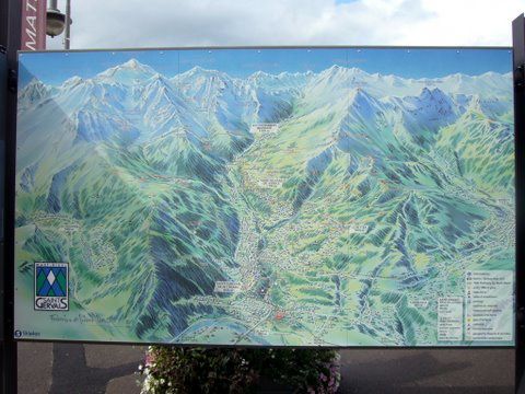 Plan du site du Mt Blanc
