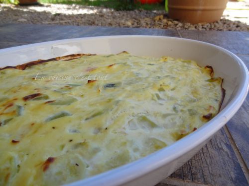 Gratin courgettes ricotta