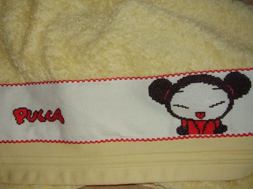 pucca brodée par valérie