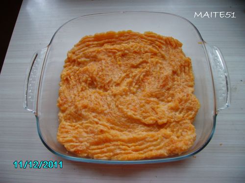 Gratin de Potiron Etape 1