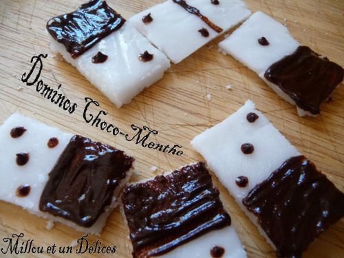 Dominos choco-menthe de Millou et un délices