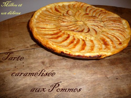 tarte fine caramélisée aux pommes de Millou tarte fine caramélisée aux pommes de Millou et un délices