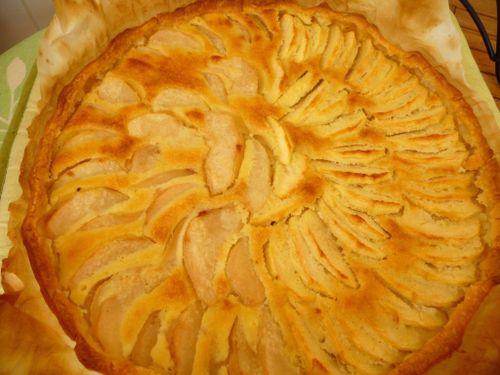 tarte amande pomme poire