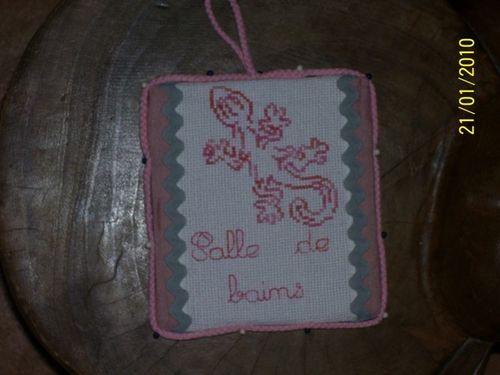 plaque salle de bains