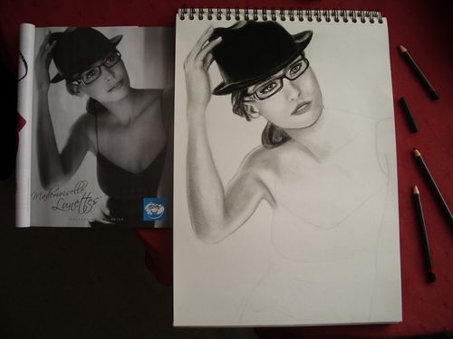 Melle Fusain-WIP1