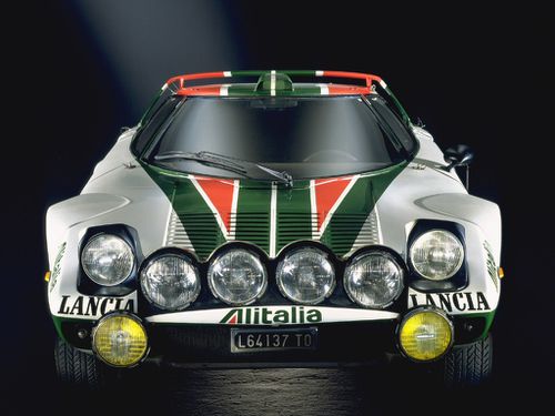 lancia stratos rally car. lancia stratos-rally e1