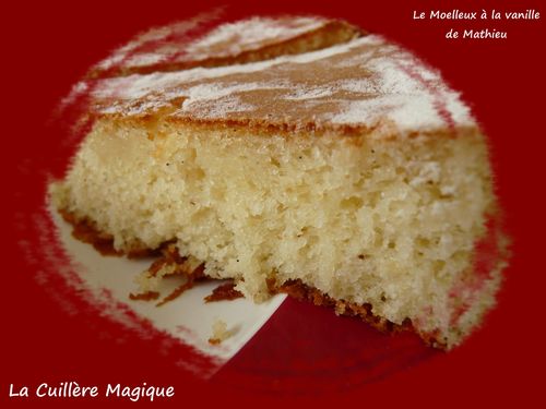 Moelleux à la vanille