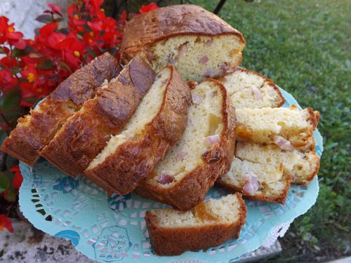 Cake aux lardons fumés