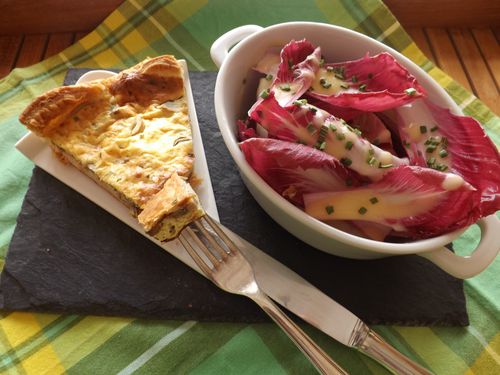 Quiche au saumon fumé