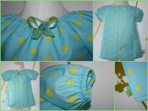 blouse turquoise