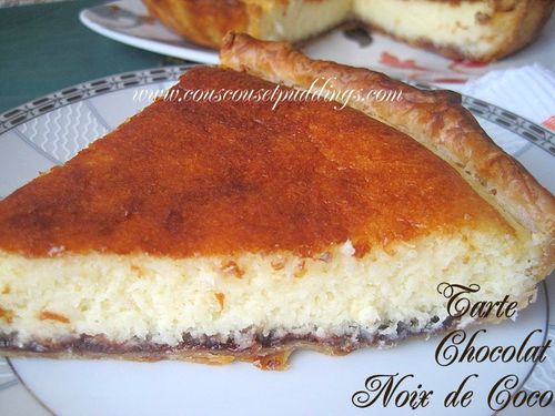 tarte chocolat noix de coco
