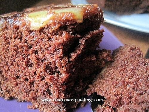 gateau pommes chocolat