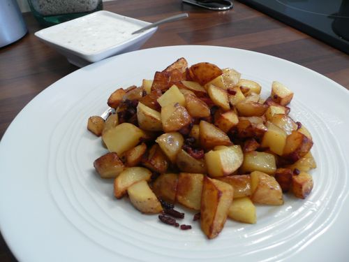 Pommes de terre sautées, pommes de terre rissolées