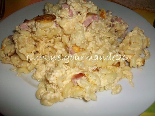 timbale de pâtes part
