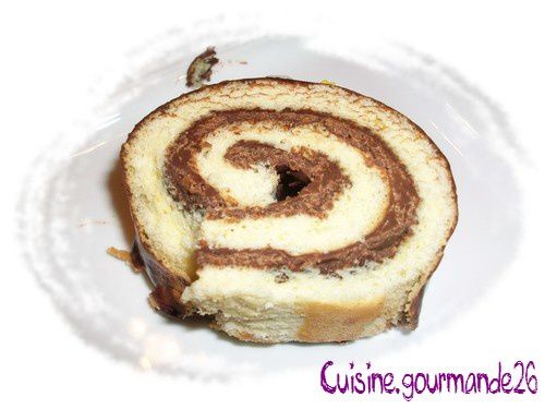 Buche choco praliné crouti 2