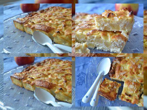 gâteau pommes ricotta amandes