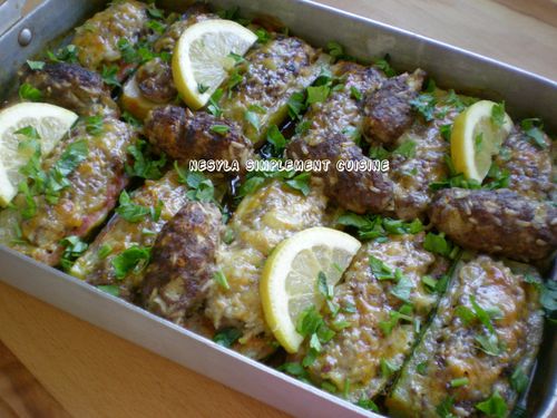 courgettes farcies au four