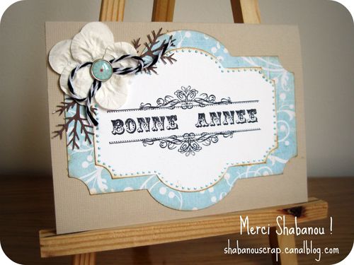Carte Shabanou pour Scrap Inès Voeux