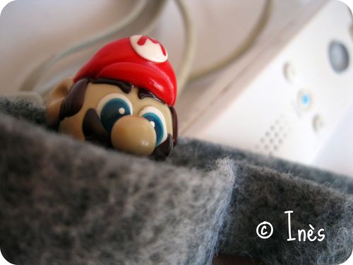 Scrap Inès Super Mario Bros fimo polymer clay