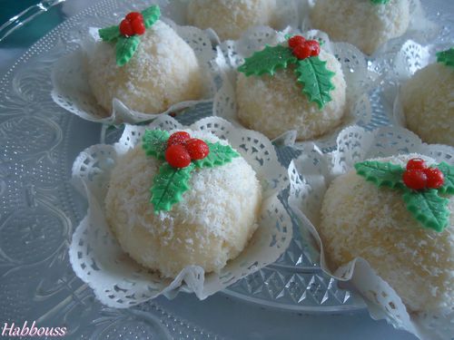 Boules de neige coco (gâteau algérien)