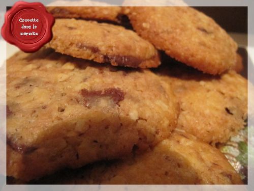 Cookies pépites choco-flocons d'avoine1