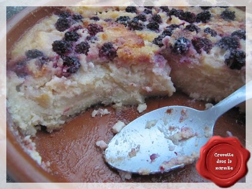 Clafouti poires, pomme et mûres2