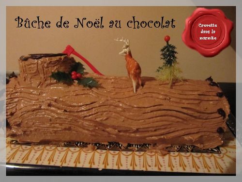 Bûche de Noël au chocolat8