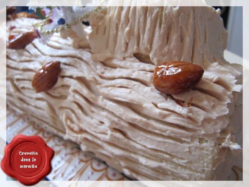 Bûche de noël au caramel au beurre salé3