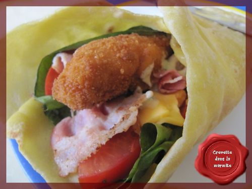 Wraps poulet croustillant & bacon3