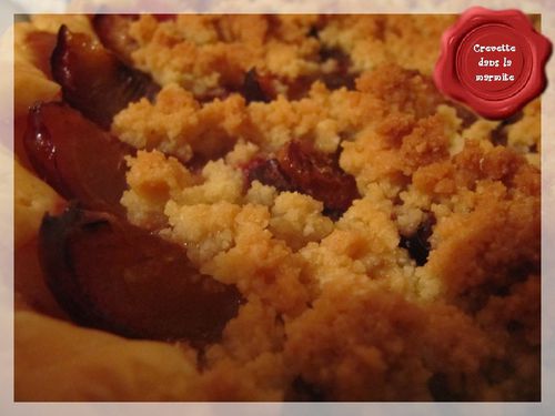 Tarte aux quetsches et son crumble3