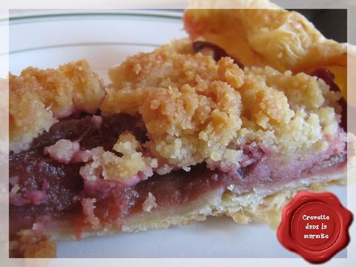 Tarte aux quetsches et son crumble5